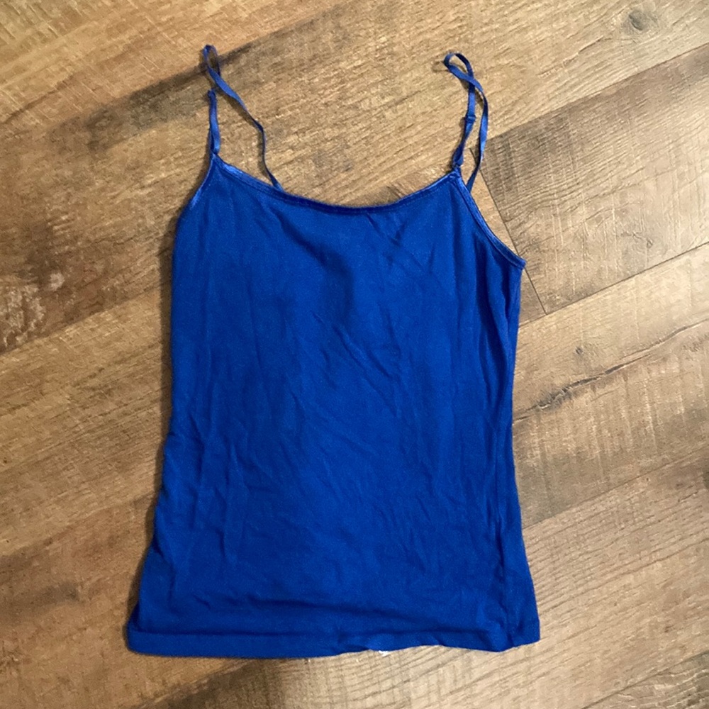 Blue tank top